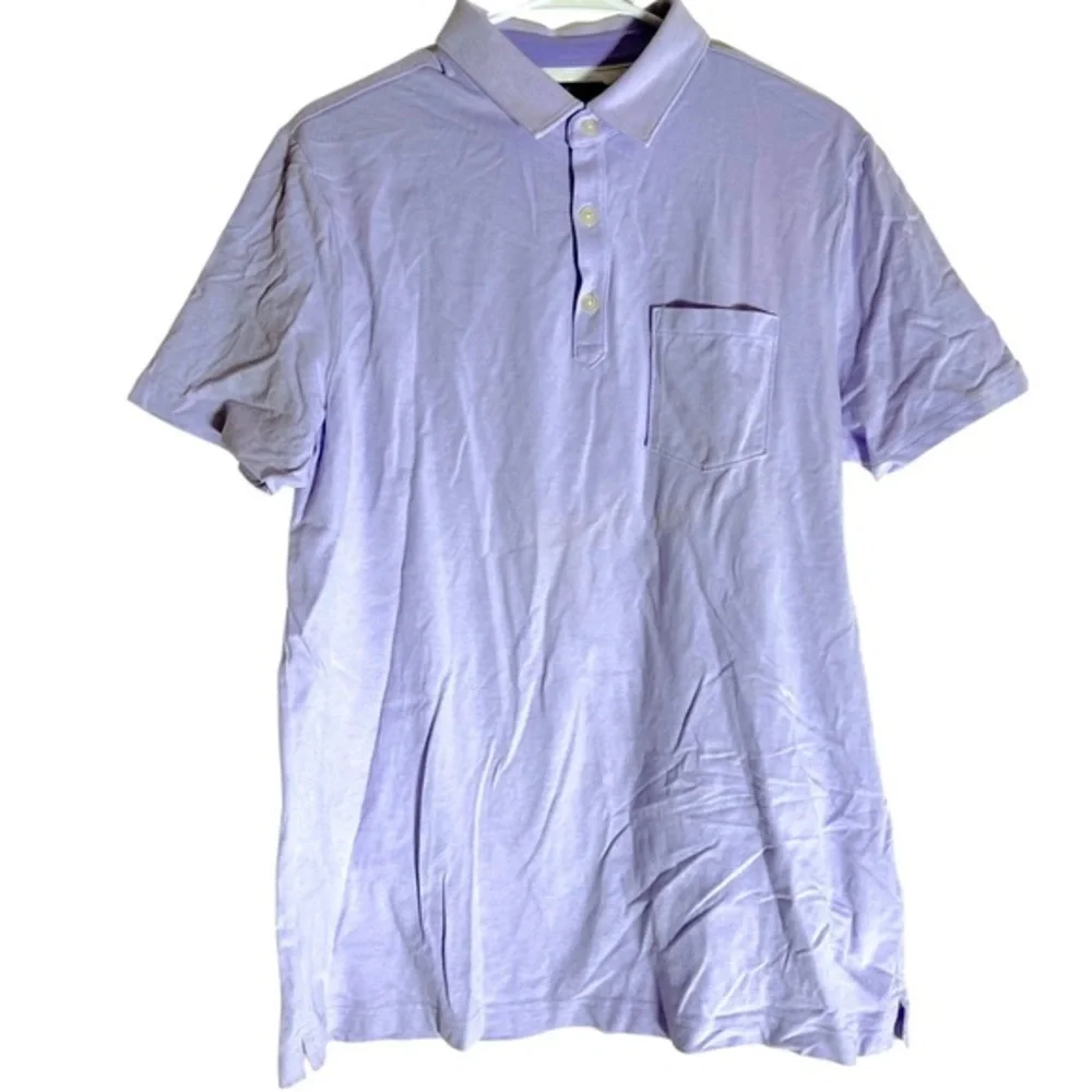 Banana Republic Performance Pique Polo‎ Lavender Color shirt